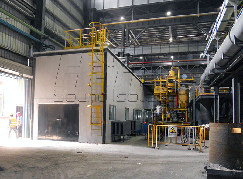 圣戈班(徐州)鑄管有限公司水泥涂襯機(jī)噪聲治理案例照片 圣戈班(徐州)鑄管有限公司水泥涂襯機(jī)噪聲治理案例照片