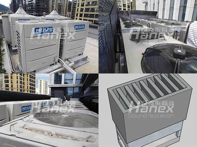 精密空調外機噪聲控制案例-建德農商銀行